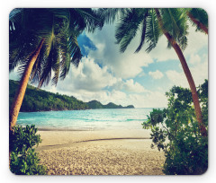 Summer Vintage Tropical Mouse Pad