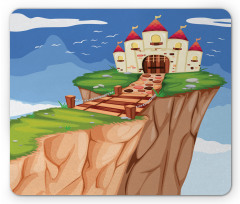 Colorful Castle Peak Edge Mouse Pad