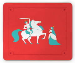 Princess Prince on Horse Mouse Pad