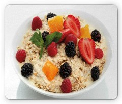 Fresh Fruits and Porridge Mouse Pad