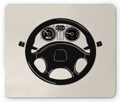 Steering Wheel Auto Tool Race Mouse Pad