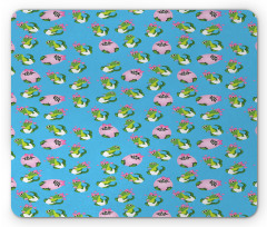 Cartoon Baby Crocodiles Mouse Pad