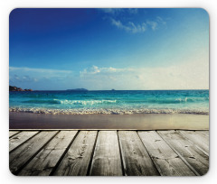 Weathered Beach Waves Mouse Pad