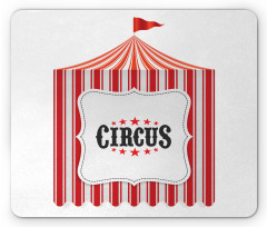 Circus Tent Flagpole Mouse Pad