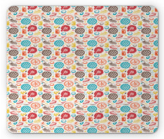 Bakery and Kitchen Items Mouse Pad