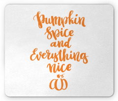 Delicious Fall Season Mouse Pad