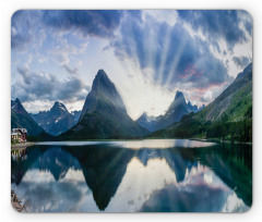 Swiftcurrent Lake Panorama Mouse Pad