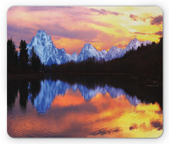 Grand Tetons View at Sunset Mouse Pad