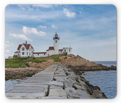 Coastal Harbor Side Mouse Pad