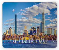 Panorama Style Boston Mouse Pad