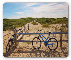 Bicycles and Fences Mouse Pad