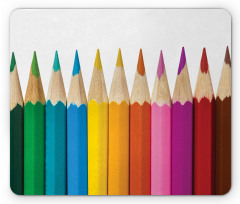 Colorful Pencils Macro Photo Mouse Pad