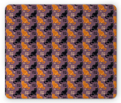 Cats Lover Pattern Mouse Pad