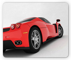 Red Super Sports Car Mouse Pad