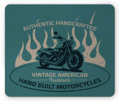 Retro Motorcycle Club Mouse Pad