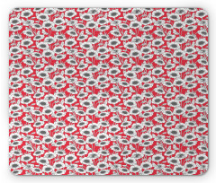 Spring Poppy Flowers Art Mouse Pad