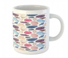 Hand Drawn Colorful Shells Mug