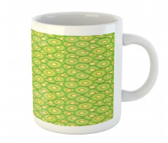 Exotic Fruit Slices Pattern Mug