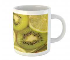 Close up Exotic Fruit and Lime Mug