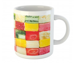 Square Slices of Fresh Food Mug