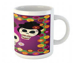 Folk Sugar Skulls Mug