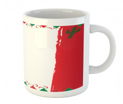 Mexican Colors Flags Cacti Mug