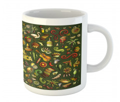 Latin America Objects Art Mug