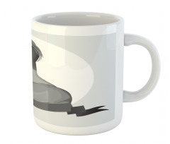 Greyscale Beardless Boy Mug