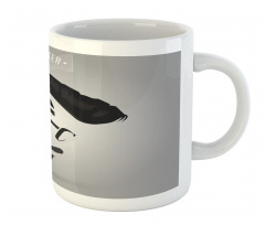 Male Hipster Art Mug