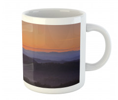 Dawn on Misty Mountains Mug