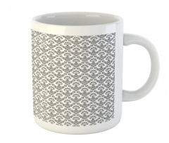 Monochrome Antique Ornate Mug