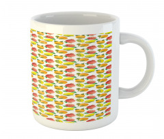 Watercolor Citrus Pomegranate Mug