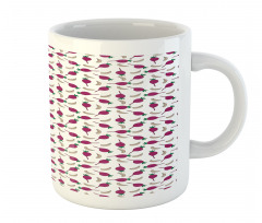 Cartoon Garlic and Beet Mug