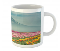 Colorful Japanese Tulips Field Mug