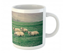 Sheep Grazing on Grass Mug