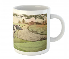 Dairy Cows Countryside Mug