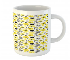 Bicolour Spring Flowers Mug