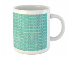 Striped Round Polka Dot Mug
