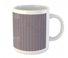 Retro Geometrical Motif Mug