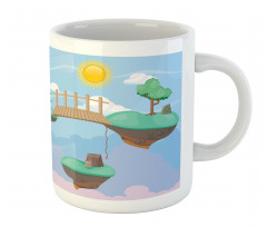 Flying Islands Game Platform Mug