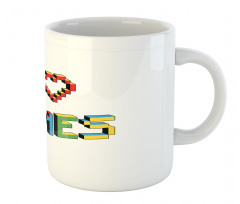 Love Video Games Pixel Art Mug