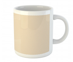 Abstract Diagonal Stripes Art Mug