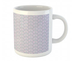 Pastel Tones Floral Motif Mug