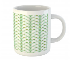 Long Peacock Bird Plumes Mug