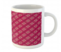 Feminine Sketchy Hearts Mug