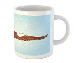 Pop Art Comic Falcon Bird Mug