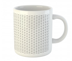 Number in Minimal Style Mug