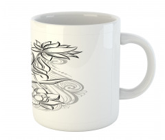 Hand Holds Lotus Mug