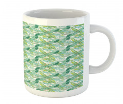 Creative Tropical Leaves Mug