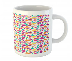 Vivid Mosaic Look Polygons Mug